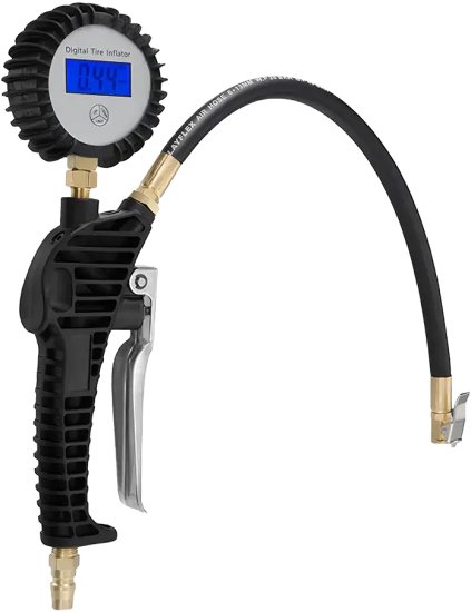 מנפח אוויר שעון דיגיטלי עם ראש מסתובב 360 מעלות Kasco KH70 218Psi