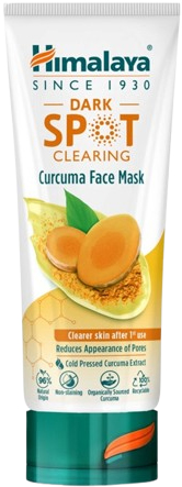 מסכת פנים עם כורכום להבהרה וטיפול בפיגמנטציה מבית Himalaya - נפח 75 מ”ל