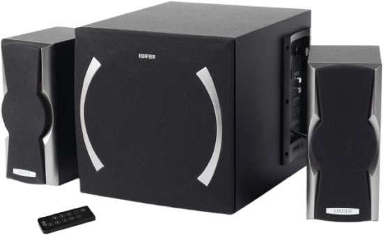 מערכת זוג רמקולי Bluetooth עם סאברוופר למחשב EDIFIER XM6BT - צבע שחור