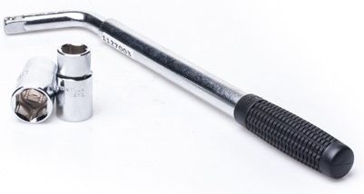 מפתח גלגלים מתארך + 2 בוקסות Roher