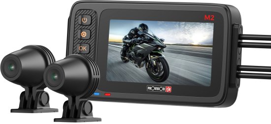 מצלמת אופנוע דו-כיוונית ProVision ISR M2 FHD