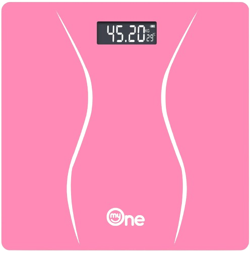 משקל דיגיטלי ביתי My One – צבע ורוד פוקסיה