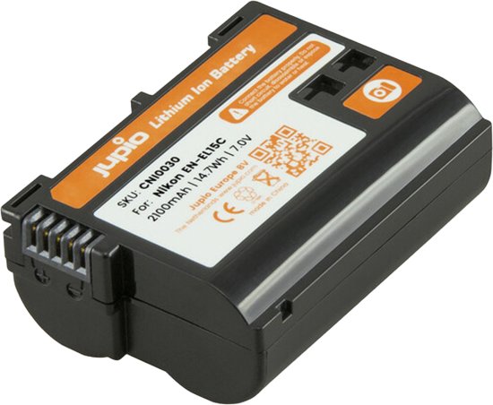 סוללה נטענת EN-EL15C 2100mAh תואמת למצלמות Nikon