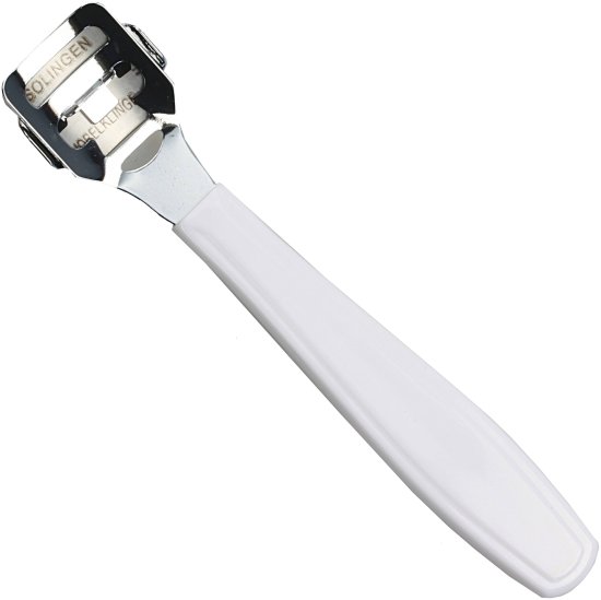 סכין להסרת עור קשה ברגליים משולב בידית פלסטיק 150 מ''מ סדרת Sunshine מבית HK