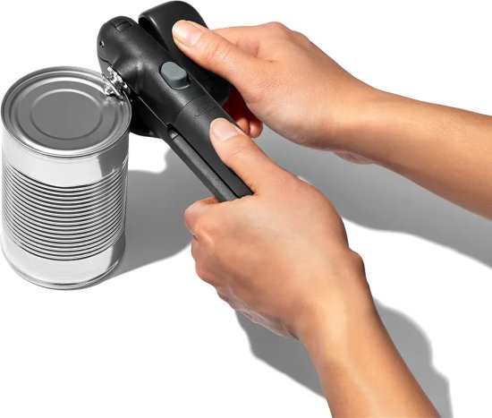 פותחן קופסאות שימורים OXO SNAP - צבע שחור