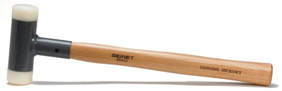פטיש ללא רתע ידית עץ 35 מ''מ Signet - משקל 504 גרם