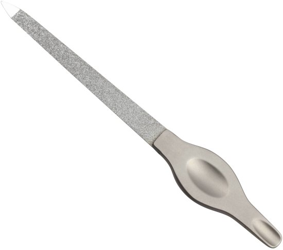 פצירת ציפורניים דו צדדית מאבן ספיר 15 ס''מ סדרת Nobel & Steel מבית HK