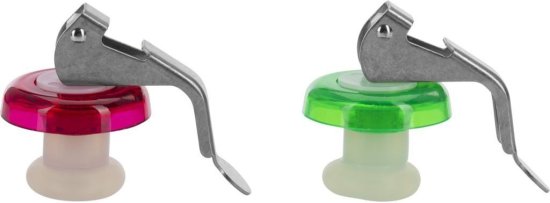 פקק אוטם משולב פותחן לבקבוק מבית Westmark - צבע אדום / ירוק / כחול - אין אפשרות לבחירת צבע