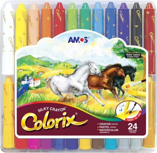 צבעי קולוריקס סט 24 מבית AMOS