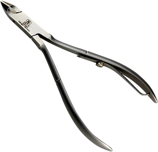 צבת לקוטיקולה 10 ס''מ קפיץ בודד סדרת Nobel & Steel מבית HK - לסת 6 ס''מ