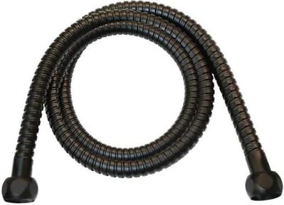 צינור אמבטיה 1.5 מטר River - צבע כרום שחור