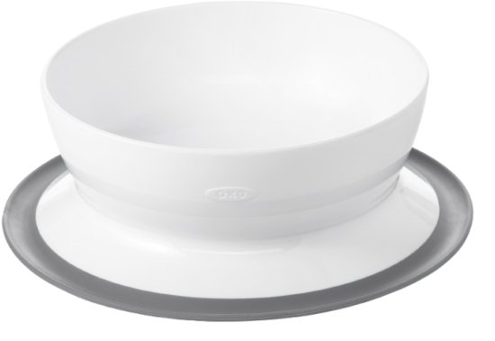 קערת ואקום נדבקת OXO TOT Simple Stick - צבע אפור