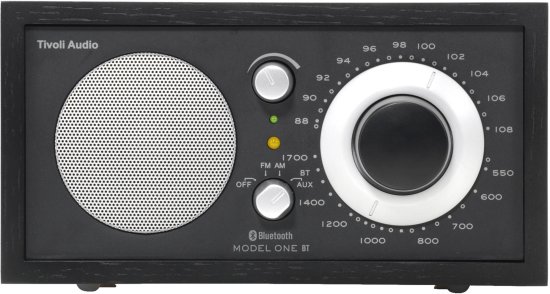 רדיו AM/FM שולחני עם Tivoli Audio Model One Bluetooth - צבע שחור