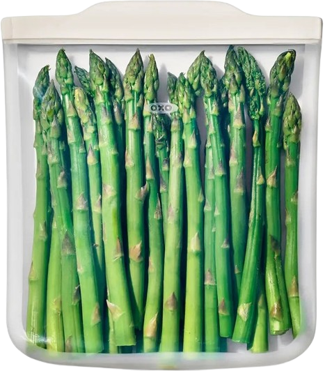 שקית סיליקון רב-פעמית שטוחה OXO Half Gallon Bag - נפח 1.8 ליטר