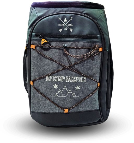 תיק צידנית 16 ליטר I-CAMP Ice Camp V2.0 - צבע אפור / כחול כהה