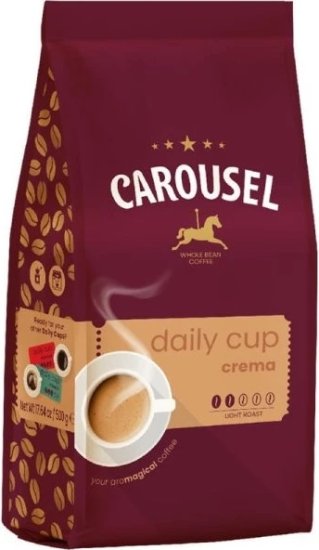 תערובת פולי קפה 1 ק''ג Carousel Daily Cup Crema
