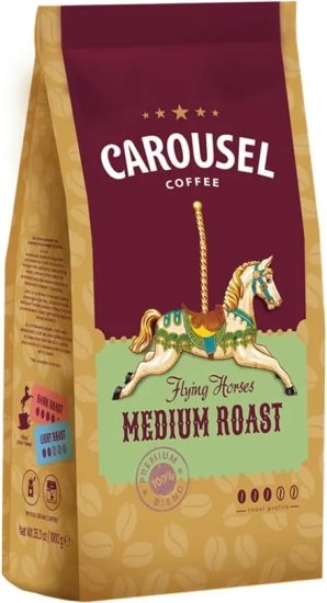 תערובת פולי קפה 1 ק''ג Carousel Daily Flying Horses - קלייה בינונית