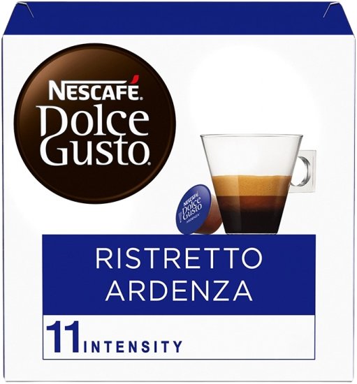 16 קפסולות Nescafe Ristretto Ardenza - תואמות למכונות קפה Dolce Gusto