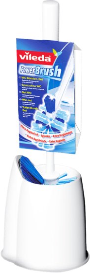 Vileda - סט מושלם לניקוי האסלה 3 ב-1 יעקבי