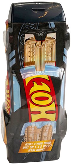 שמפו 2 ב-1 אל-דמע מכונית Hot Wheels שחורה - 300 מ''ל – תמונה 3