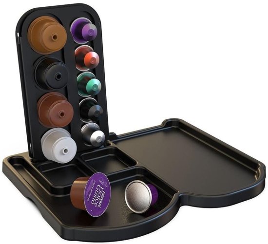 מגש רב תכליתי + מעמד קפסולות עבור מכונה וקפסולות קפה Hibrew – תמונה 3