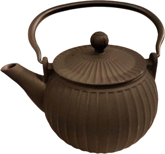 קומקום יפני ברזל יצוק 1.15 ליטר דגם Mizu מבית Guro - שחור – תמונה 3