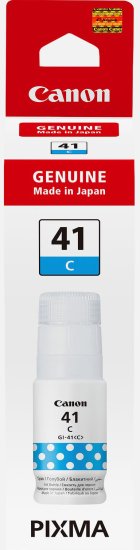 בקבוק דיו כחול מקורי Canon GI-41 C – תמונה 3