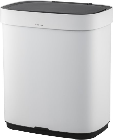 פח סנסור חכם 50 ליטר Buona Casa - לבן – תמונה 3