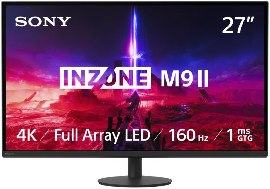 מסך מחשב גיימינג Sony INZONE M9 II IPS 26.9 Inch 4K 160Hz HDR - שחור – תמונה 3