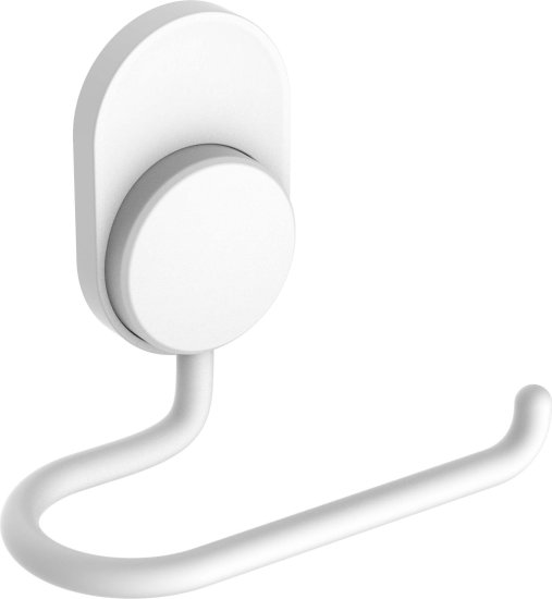 מחזיק נייר טואלט בהדבקה Aquila Set And Stick - צבע לבן – תמונה 3