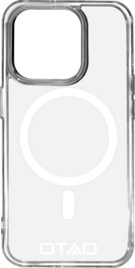 מציאון ועודפים - כיסוי OTAO Durable עם MagSafe ל- iPhone 15 Plus - צבע שקוף – תמונה 3