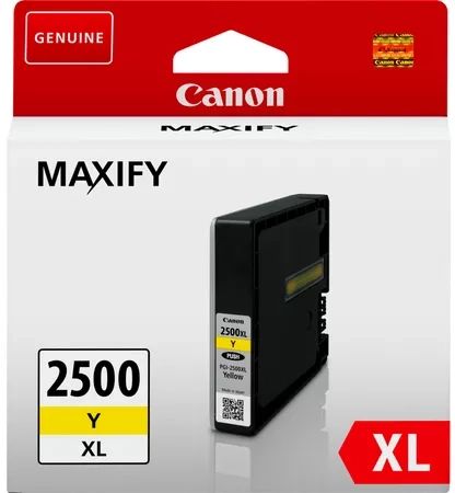 ראש דיו צהוב מקורי Canon PGI-2500XL Y – תמונה 3