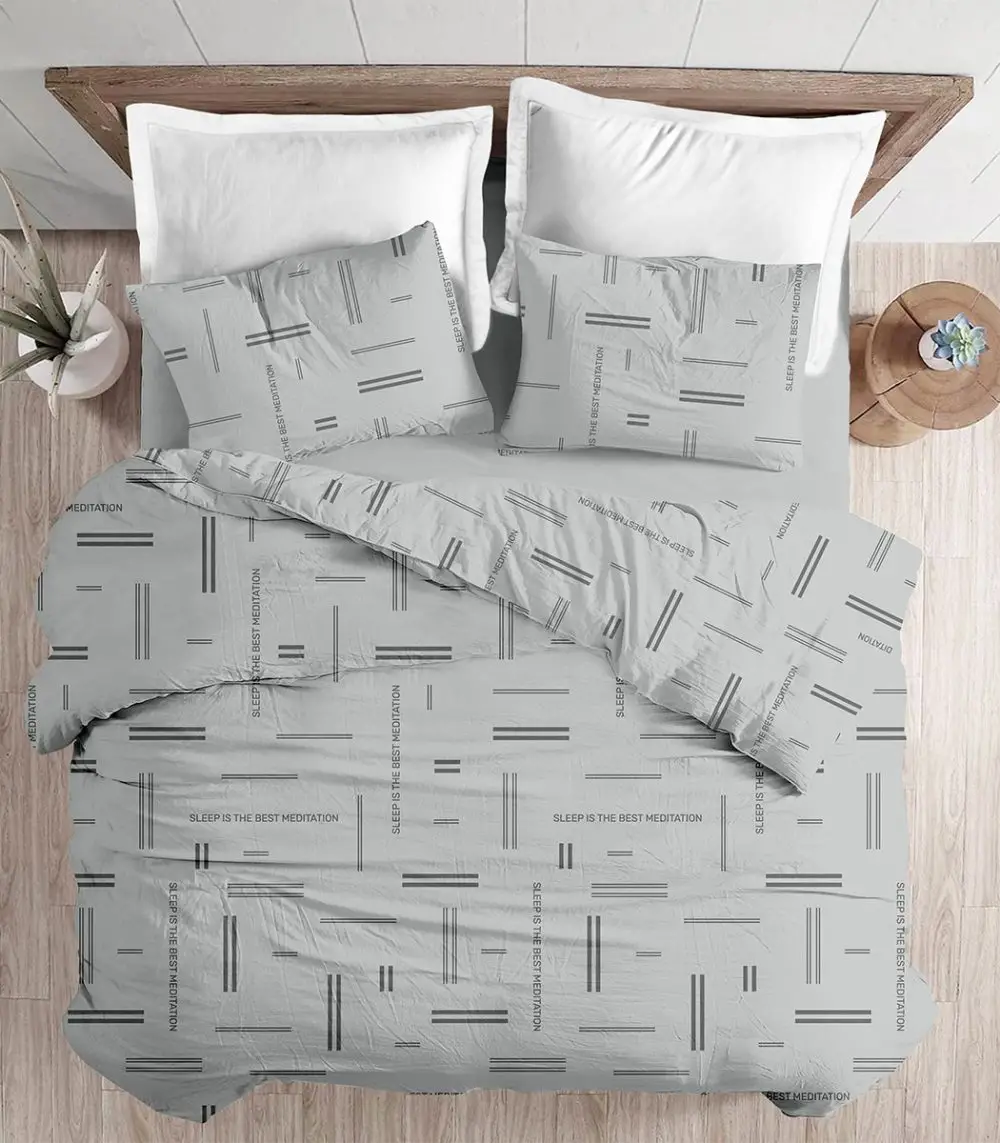 סט מצעים 4 חלקים 100% כותנה 160x200 ס''מ סדרת Basic מבית Homestyle - דגם Matteo – תמונה 3