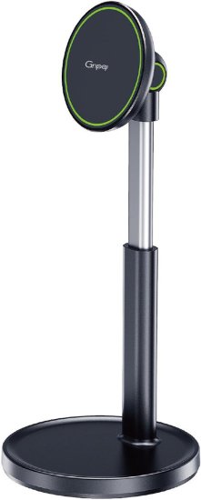 מעמד שולחני מתכוונן תומך Magsafe דגם HS40 מבית Gripqi – תמונה 3