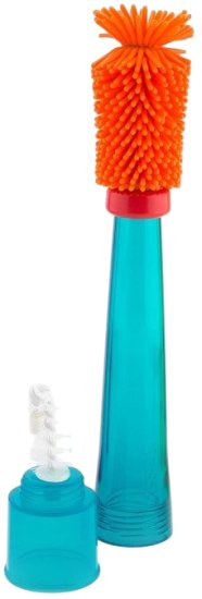 מברשת הפלא Sassy - טורקיז וכתום – תמונה 3