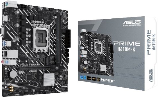 לוח אם Asus PRIME H610M-K LGA1700 H610 DDR5 – תמונה 3