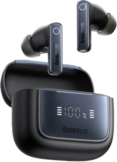 אוזניות אלחוטיות Baseus Bowie 35 - צבע שחור