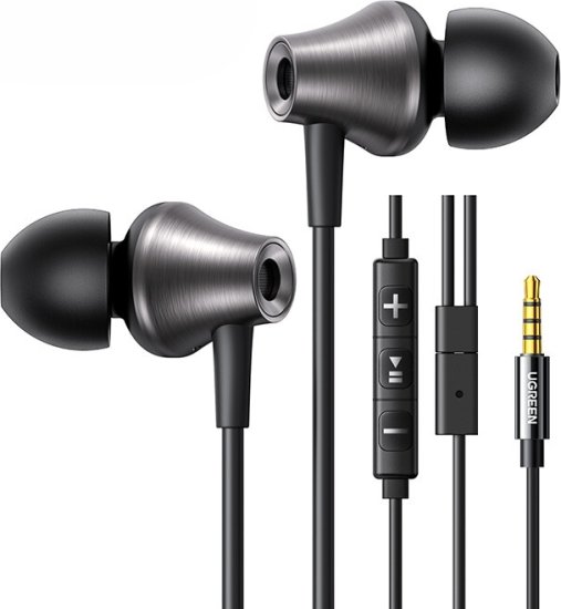 אוזניות חוטיות דגם EP105 מבית UGREEN - צבע שחור