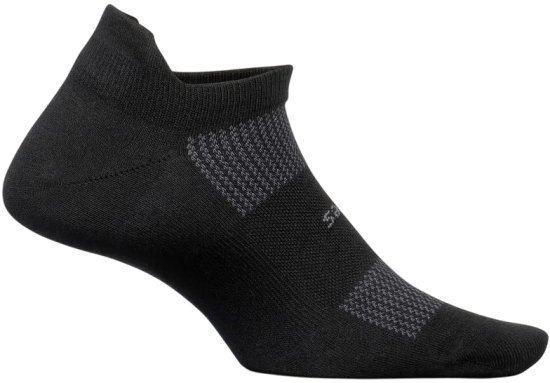 גרבי יום יום Feetures High Performance Ultra Light No Show Tab - מידה 47-51 (XL) - צבע Black