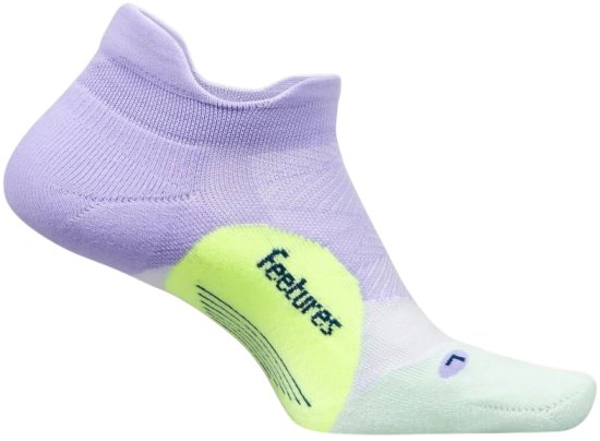 גרבי ספורט Feetures Elite Light Cushion No Show Tab - מידה 38-42 (M) - צבע Lavender Rush