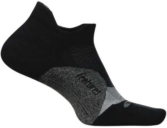 גרבי ספורט Feetures Elite Light Cushion No Show Tab - מידה 43-46 (L) - צבע Black