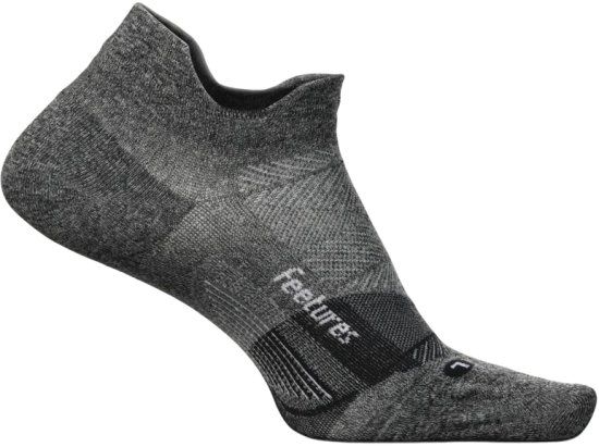 גרבי ספורט Feetures Elite Ultra Light No Show Tab - מידה 38-42 (M) - צבע Gray