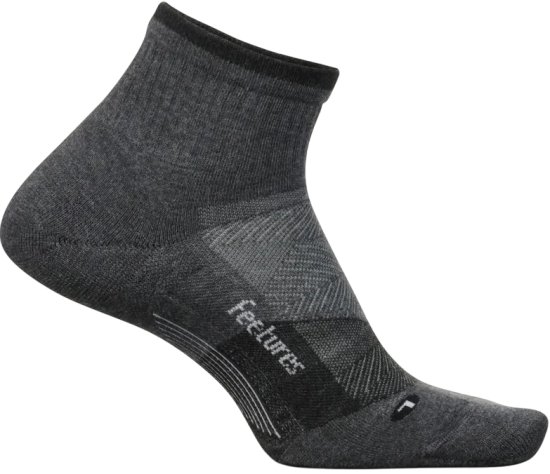 גרבי ספורט Feetures Trail Max Cushion Quarter - מידה 38-42 (M) - צבע Gray
