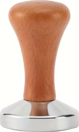 דוחסן לקפה עם ידית עץ 51 מ''מ Hibrew