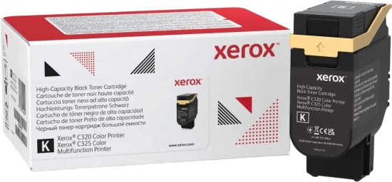 טונר למדפסת C320 / C325 מבית Xerox - צבע שחור