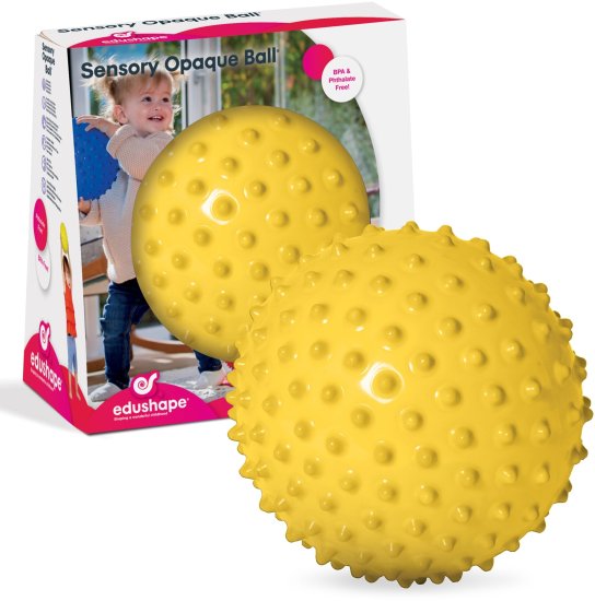 כדור תחושה - צבע צהוב אטום מבית Edushape
