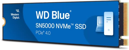 כונן פנימי Western Digital Blue SN5000 1TB SSD M.2 2280 PCIe NVMe