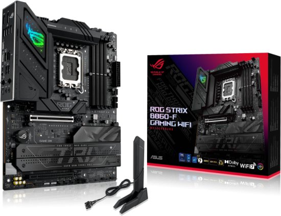 לוח אם Asus ROG STRIX B860-F Gaming WiFi LGA1851 B860 DDR5