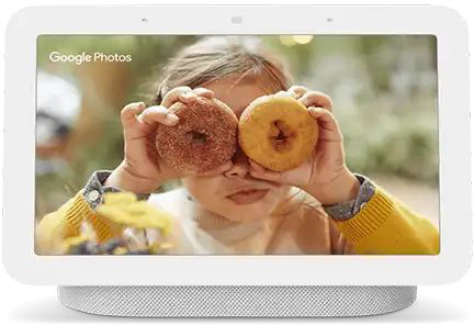 מסך חכם Nest Hub עם צג בגודל 7 אינץ' מבית Google דור 2 - צבע לבן