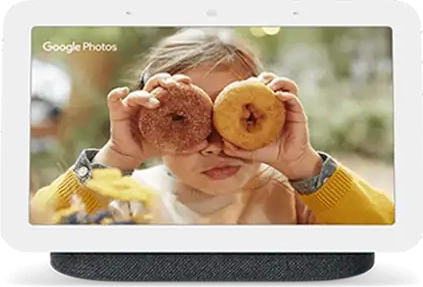 מסך חכם Nest Hub עם צג בגודל 7 אינץ' מבית Google דור 2 - צבע פחם